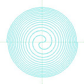 Fermat's Spiral, courtesy St Andrews University